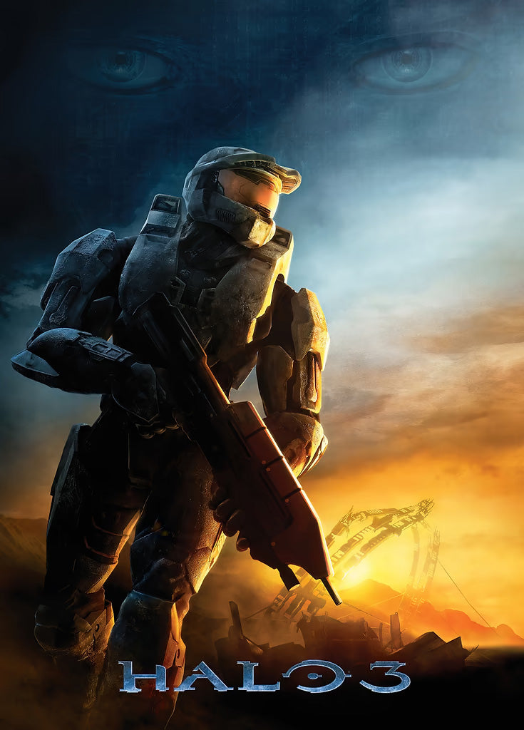 Halo 3 metal poster artwork